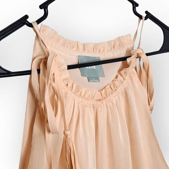 Anthropologie Maeve Leilana Ruffled Halter Top size Small - Picture 7 of 10